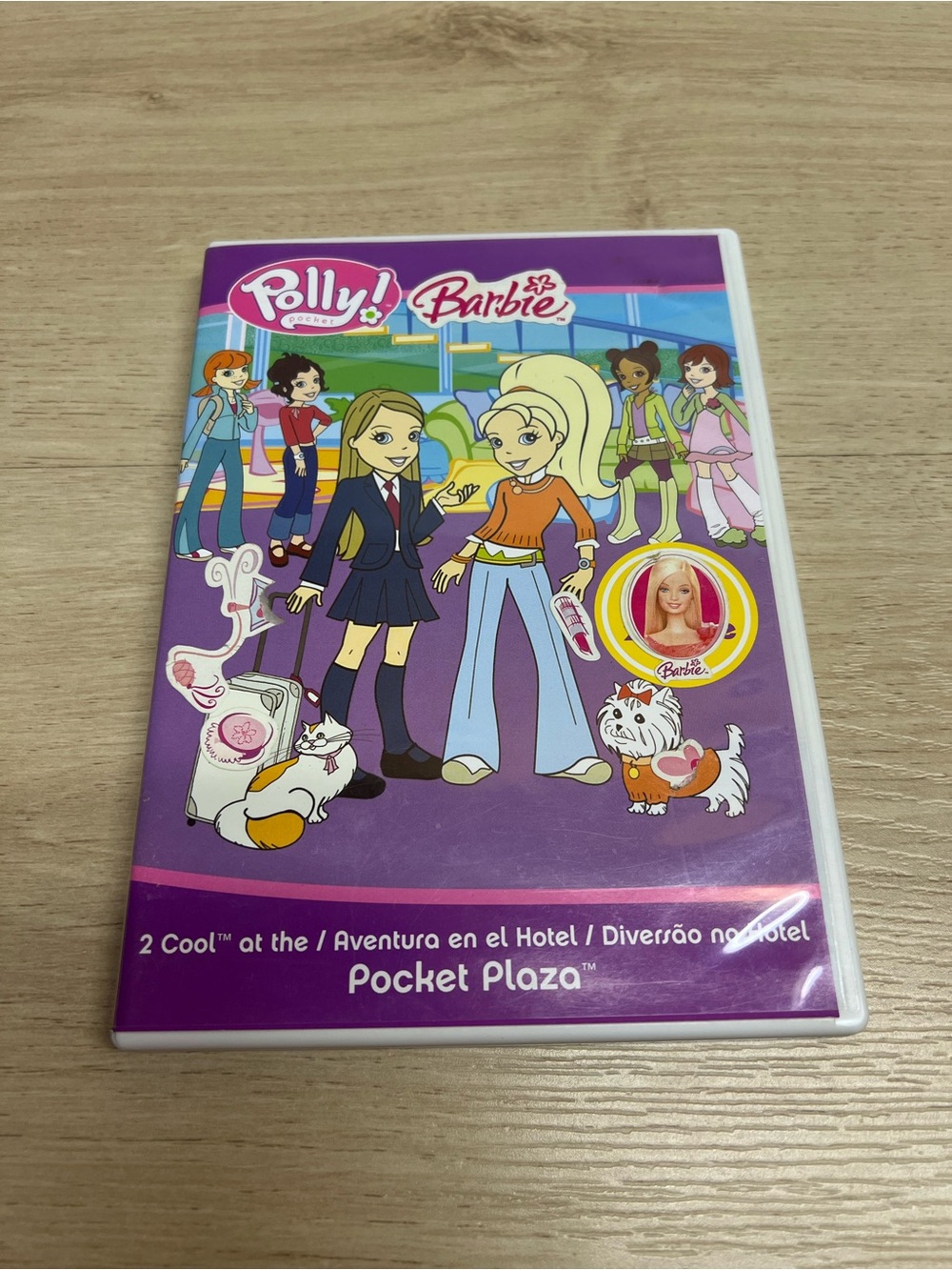 💕 2005 Polly Pocket + Barbie – 2 Cool at the Pocket Plaza DVD